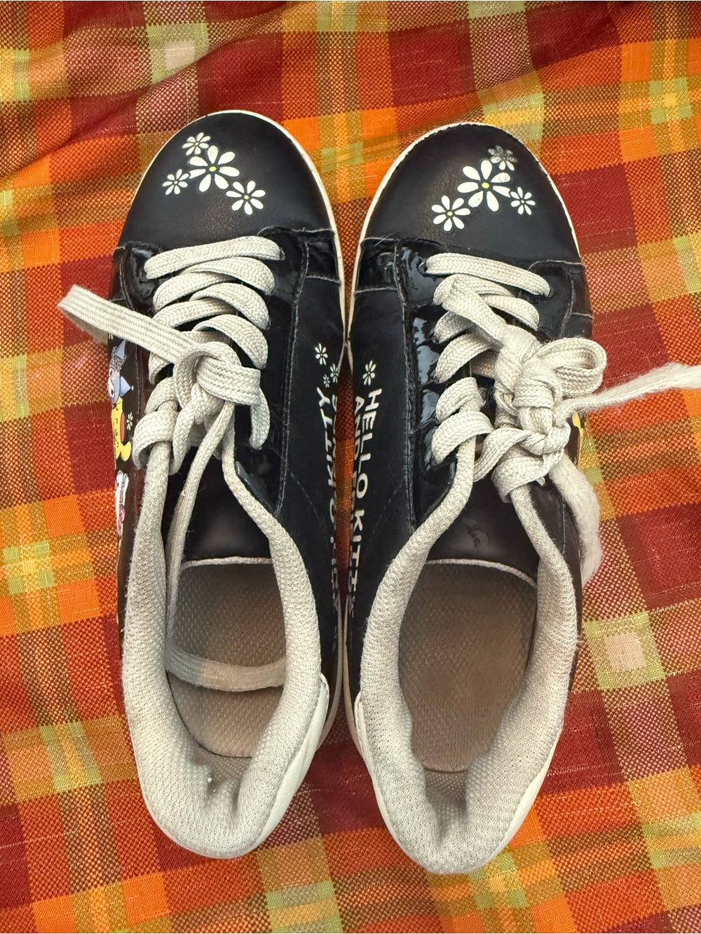Hello Kitty & Friends Black Sanrio Sneakers - Size